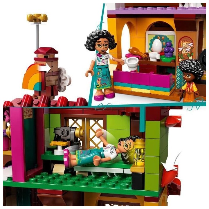 LEGO 43202 Disney La Maison Madrigal, Jouet, avec Figurines du Film En