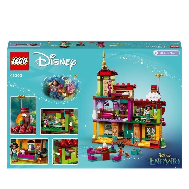 LEGO 43202 Disney La Maison Madrigal, Jouet, avec Figurines du Film En