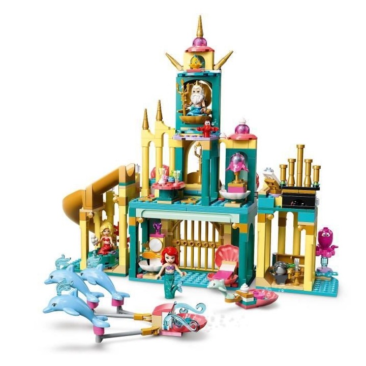 LEGO 43207 Disney Le Palais Sous-Marin D'Ariel, Ensemble a Construire