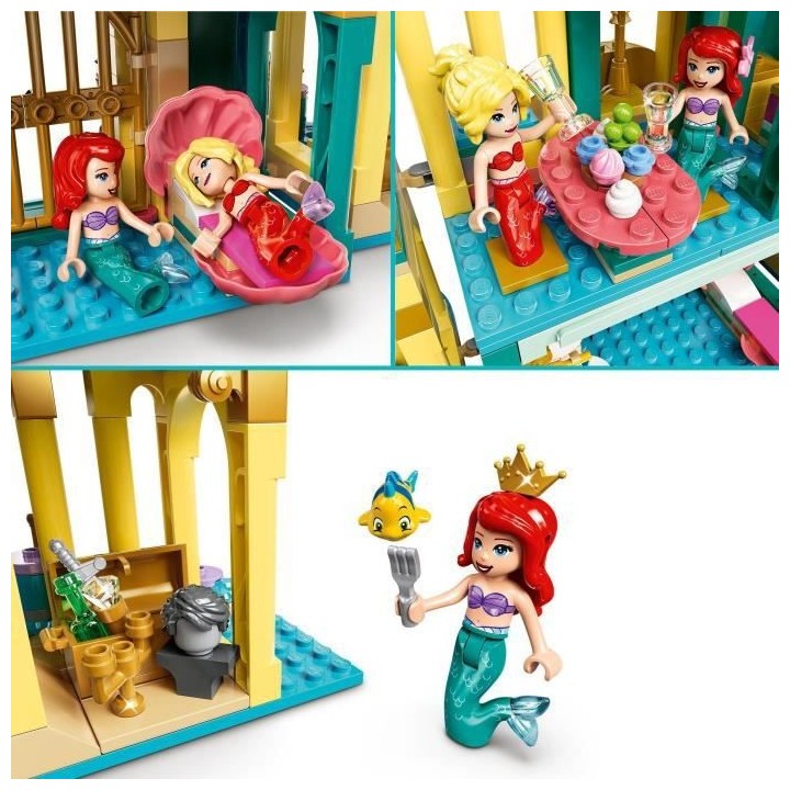 LEGO 43207 Disney Le Palais Sous-Marin D'Ariel, Ensemble a Construire