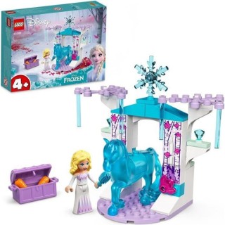 LEGO 43209 Disney Elsa Et L'Écurie De Glace De Nokk, Jouet de la Rein