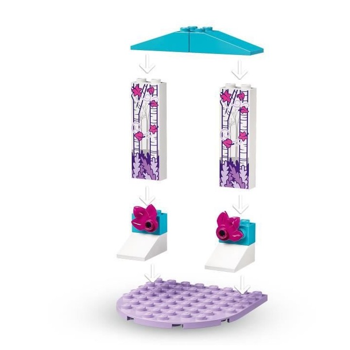 LEGO 43209 Disney Elsa Et L'Écurie De Glace De Nokk, Jouet de la Rein