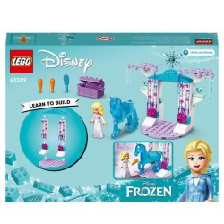 LEGO 43209 Disney Elsa Et L'Écurie De Glace De Nokk, Jouet de la Reine des Neiges a Construire, avec Mini-Poupées et Cheval