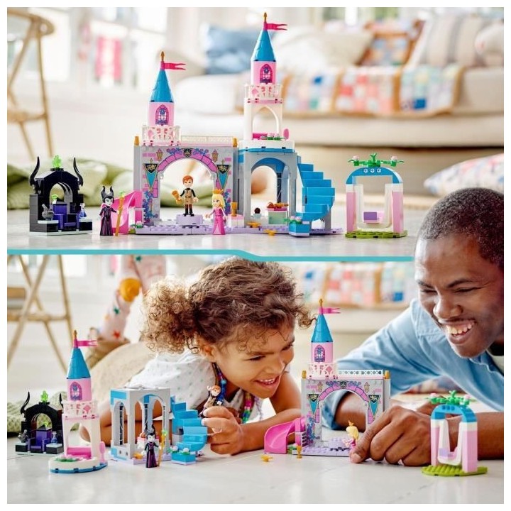 LEGO Disney Princesse 43211 Le Château d'Aurore, Jouet avec Figurine