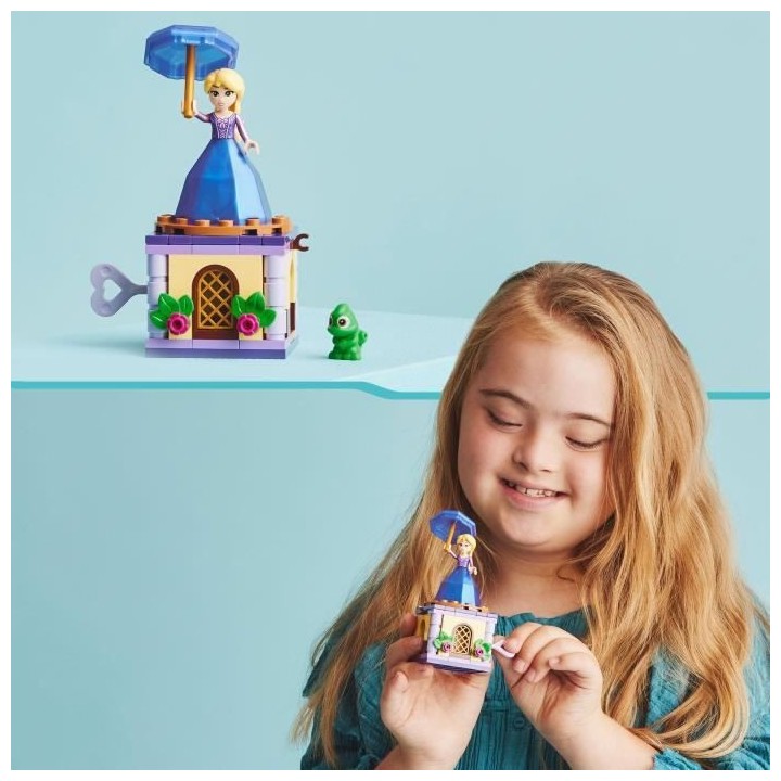 LEGO Disney Princesse 43214 Raiponce Tourbillonnante, Jouet avec Mini-