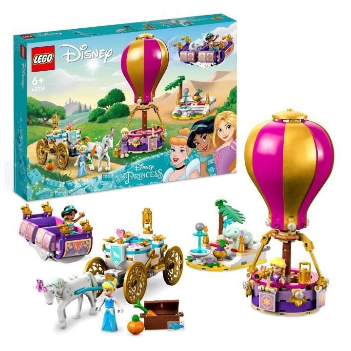 LEGO Disney Princesse 43216 Le Voyage Enchanté des Princesses, Jouet