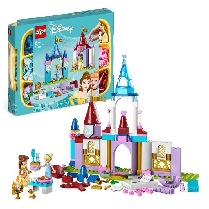 LEGO Disney Princess 43219 Châteaux Créatifs, Jouet Château avec Mi