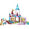 LEGO Disney Princess 43219 Châteaux Créatifs, Jouet Château avec Mini-Poupées Belle et Cendrillon