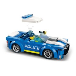 LEGO 60312 City La Voiture de Police, Jouet pour Enfants des 5 ans avec Minifigure Officier, Idée de Cadeau, Série Aventures