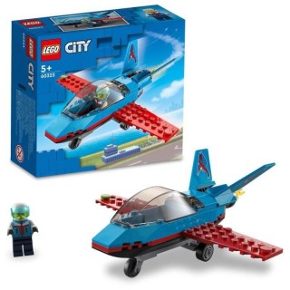 LEGO 60323 City Great Vehicles L'Avion de Voltige, Idées de Cadeau Jo