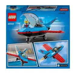 LEGO 60323 City Great Vehicles L'Avion de Voltige, Idées de Cadeau Jouet pour Enfants des 5 Ans avec Minifigure Pilote