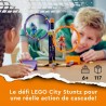 LEGO City Stuntz 60360 Le Défi de Cascade : les Cercles Rotatifs, Jouet Moto pour 1 ou 2 Joueurs