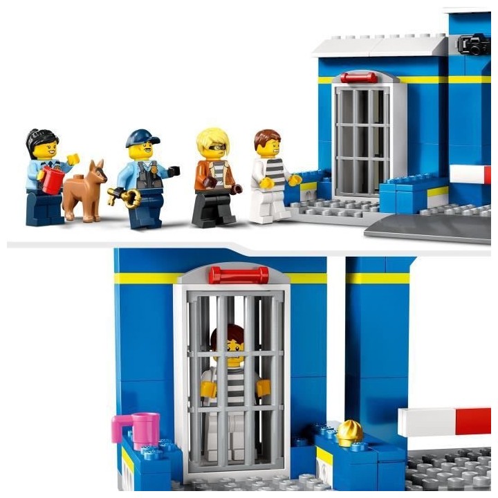 LEGO City 60370 La Course-Poursuite au Poste de Police, Voiture en Jou