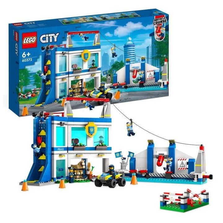 LEGO City 60372 Le Centre d'Entraînement de la Police, avec Figurine