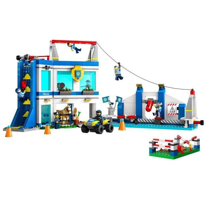 LEGO City 60372 Le Centre d'Entraînement de la Police, avec Figurine