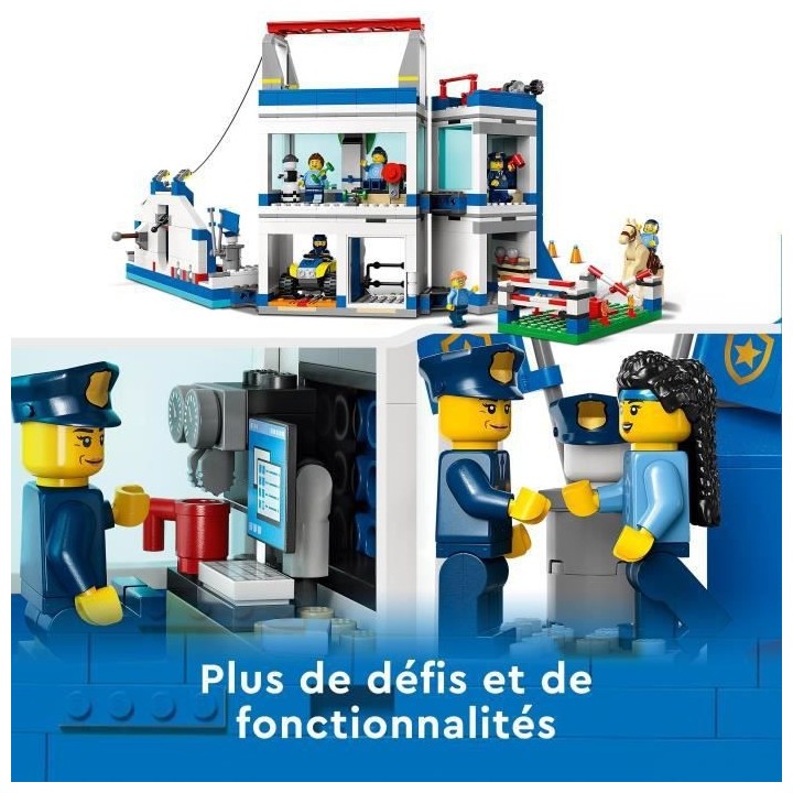 LEGO City 60372 Le Centre d'Entraînement de la Police, avec Figurine