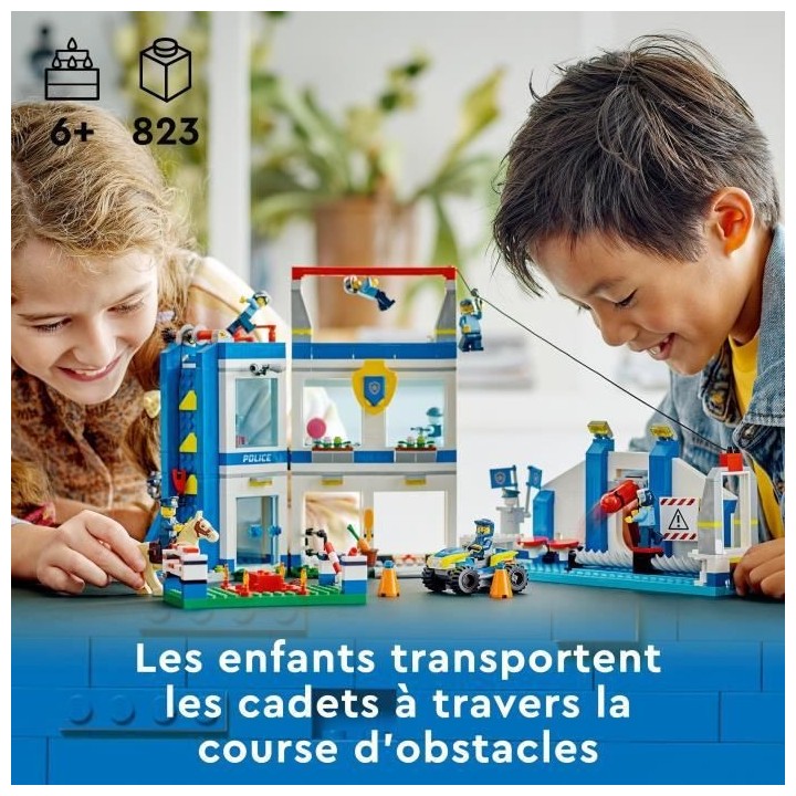 LEGO City 60372 Le Centre d'Entraînement de la Police, avec Figurine