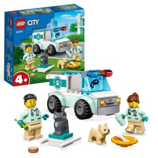 LEGO City 60382 L'Intervention du Véhicule Vétérinaire, Ambulance J
