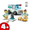 LEGO City 60382 L'Intervention du Véhicule Vétérinaire, Ambulance Jouet pour Animaux