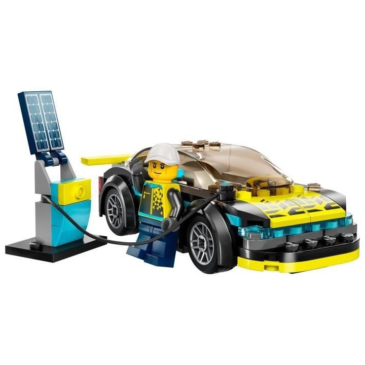 LEGO City 60383 La Voiture de Sport Électrique, Jouet Enfants 5 Ans,