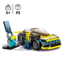 LEGO City 60383 La Voiture de Sport Électrique, Jouet Enfants 5 Ans, Set de Voiture de Course