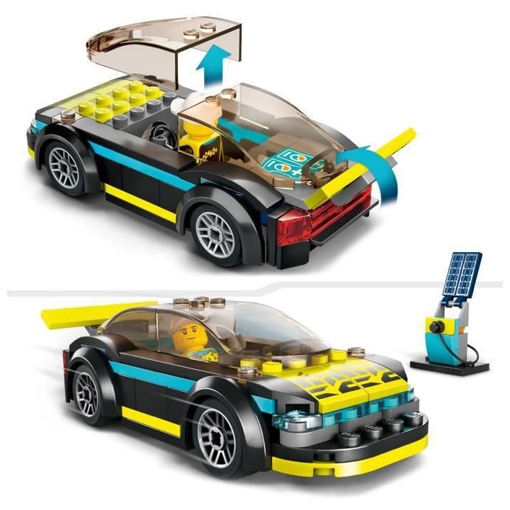 LEGO City 60383 La Voiture de Sport Électrique, Jouet Enfants 5 Ans,
