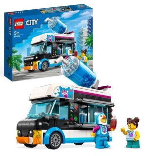 LEGO City 60384 Le Camion a Granités du Pingouin, Jouet Camion Enfant