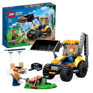 LEGO City 60385 La Pelleteuse de Chantier, Jouet Engin de Chantier, Ga