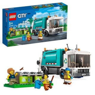 LEGO City 60386 Le Camion de Recyclage, Jouet Camion-Poubelle, Jeu Éd