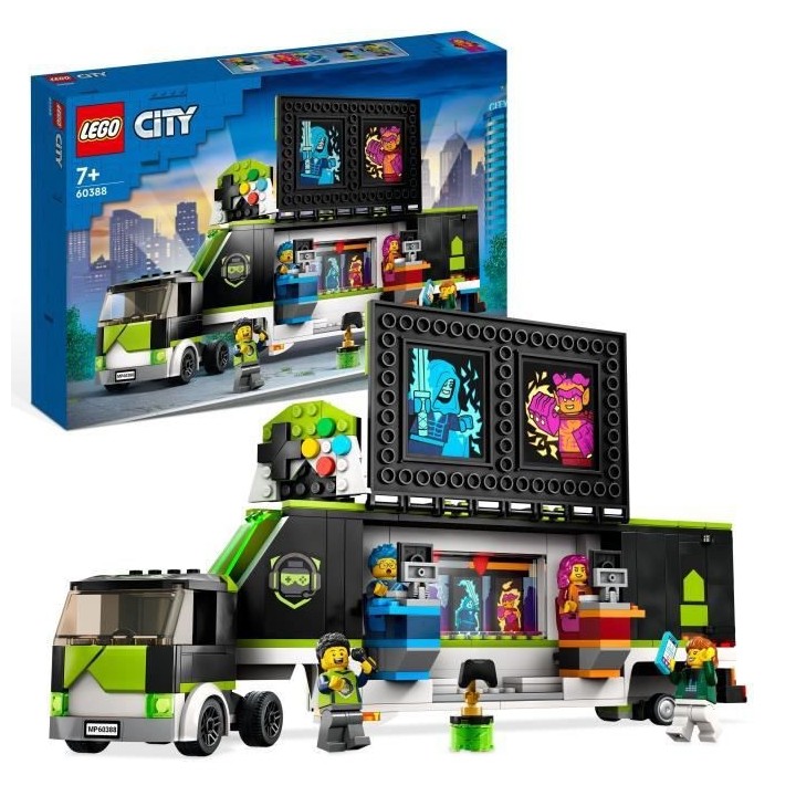 LEGO City 60388 Le Camion de Tournois de Jeux Vidéo, Jouet Enfants 7