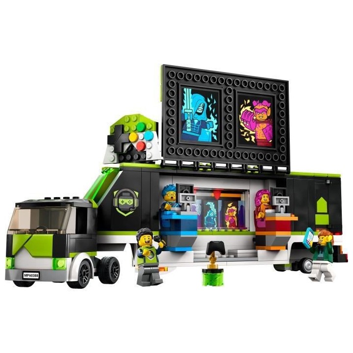 LEGO City 60388 Le Camion de Tournois de Jeux Vidéo, Jouet Enfants 7