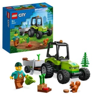 LEGO City 60390 Le Tracteur Forestier, Jouet Remorque, Véhicule Agric