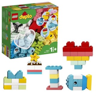 LEGO 10909 DUPLO Classic La Boîte Coeur Premier Set, Jouet Educatif,