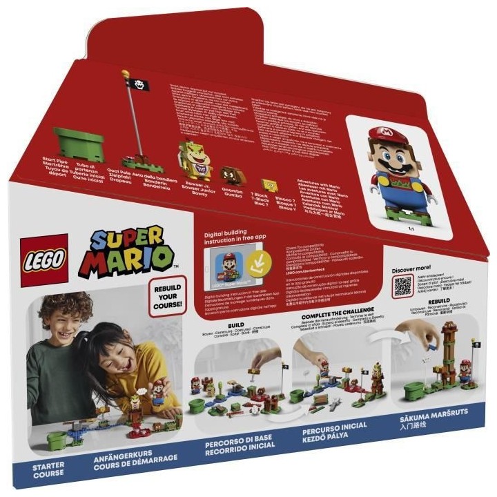 LEGO Super Mario 71360 Pack de Démarrage Les Aventures de Mario, Joue