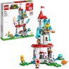 LEGO 71407 Super Mario Ensemble d'Extension La Tour Gelée et le Costume de Peach Chat, Figurine Toad, Jouet Château, Enfants 8