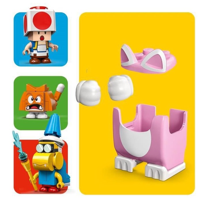 LEGO 71407 Super Mario Ensemble d'Extension La Tour Gelée et le Costu