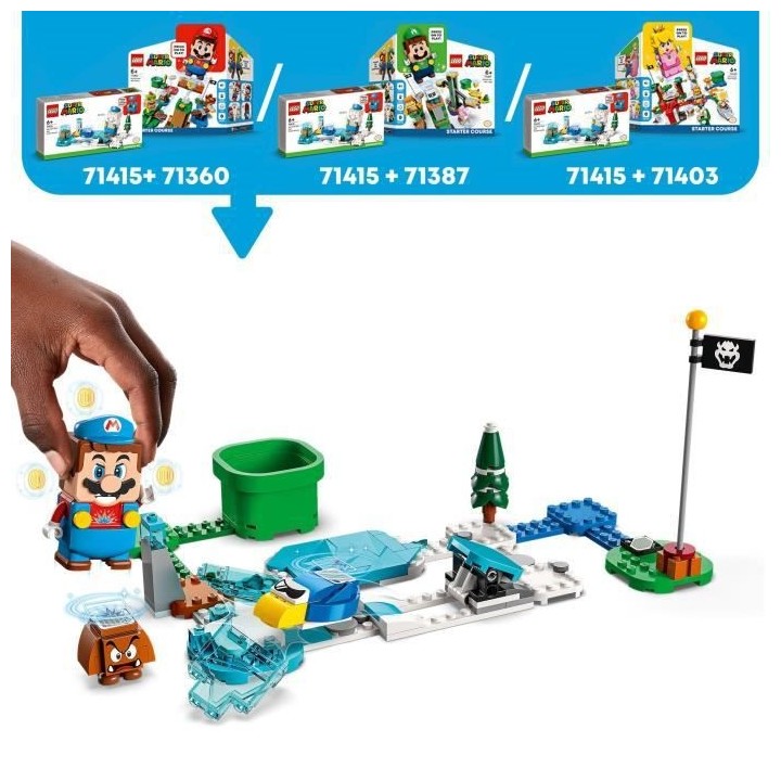 LEGO Super Mario 71415 Ensemble d'Extension Costume de Mario de Glace