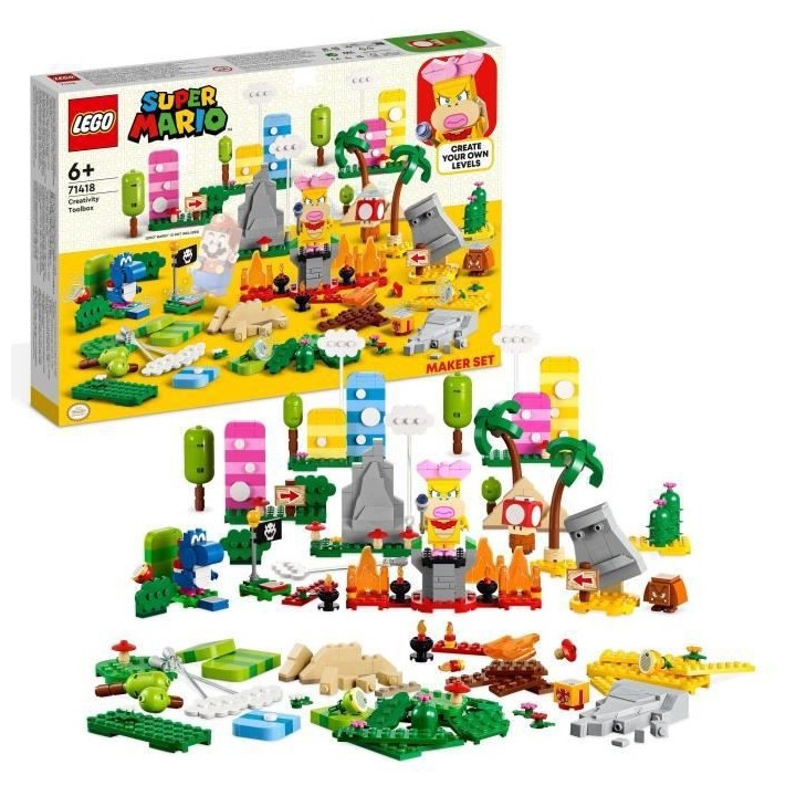 LEGO Super Mario 71418 Set La boîte a Outils Créative, Jouet Enfants