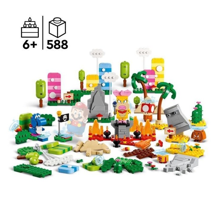 LEGO Super Mario 71418 Set La boîte a Outils Créative, Jouet Enfants