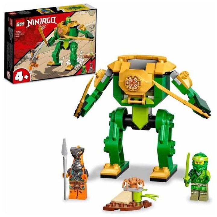 LEGO 71757 NINJAGO Le Robot Ninja de Lloyd, Jouet pour Enfant des 4 An