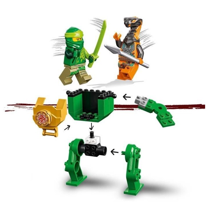 LEGO 71757 NINJAGO Le Robot Ninja de Lloyd, Jouet pour Enfant des 4 An