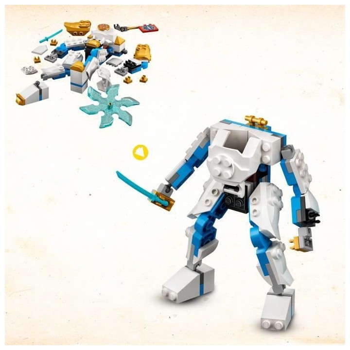 LEGO 71761 NINJAGO L'Évolution Robot De Puissance De Zane, avec Figur