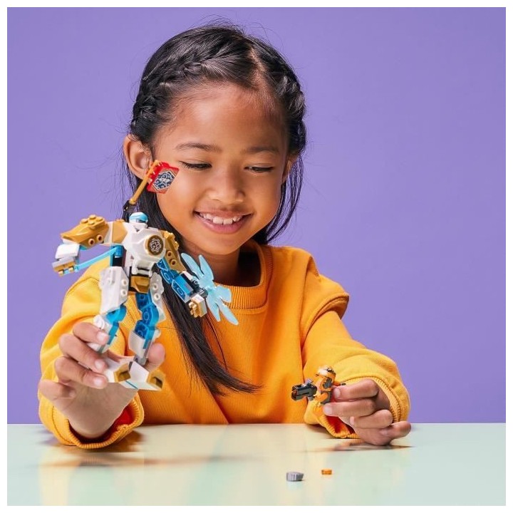 LEGO 71761 NINJAGO L'Évolution Robot De Puissance De Zane, avec Figur