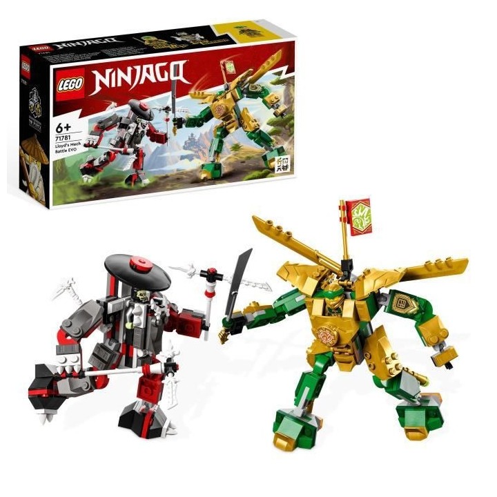 LEGO NINJAGO 71781 Le Combat des Robots de Lloyd – Évolution, Jouet