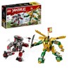 LEGO NINJAGO 71781 Le Combat des Robots de Lloyd – Évolution, Jouet avec 2 Minifigurines