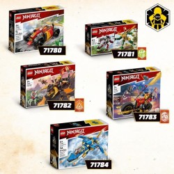 LEGO NINJAGO 71781 Le Combat des Robots de Lloyd – Évolution, Jouet avec 2 Minifigurines