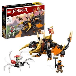 LEGO NINJAGO 71782 Le Dragon de Terre de Cole – Évolution, Jouet av