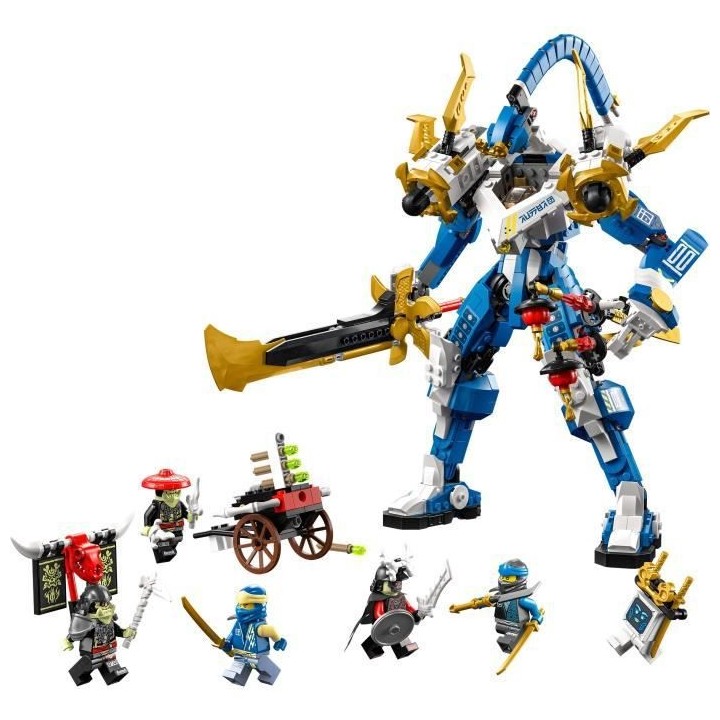 LEGO NINJAGO 71785 Le Robot Titan de Jay, Jouet pour Enfants, avec Min