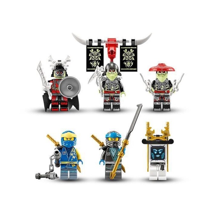 LEGO NINJAGO 71785 Le Robot Titan de Jay, Jouet pour Enfants, avec Min