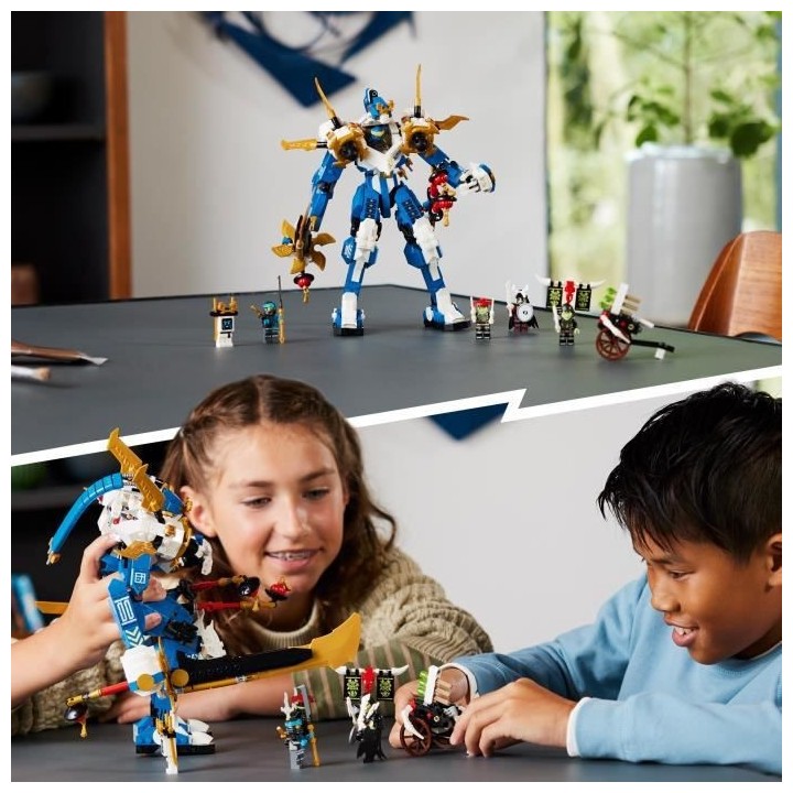 LEGO NINJAGO 71785 Le Robot Titan de Jay, Jouet pour Enfants, avec Min